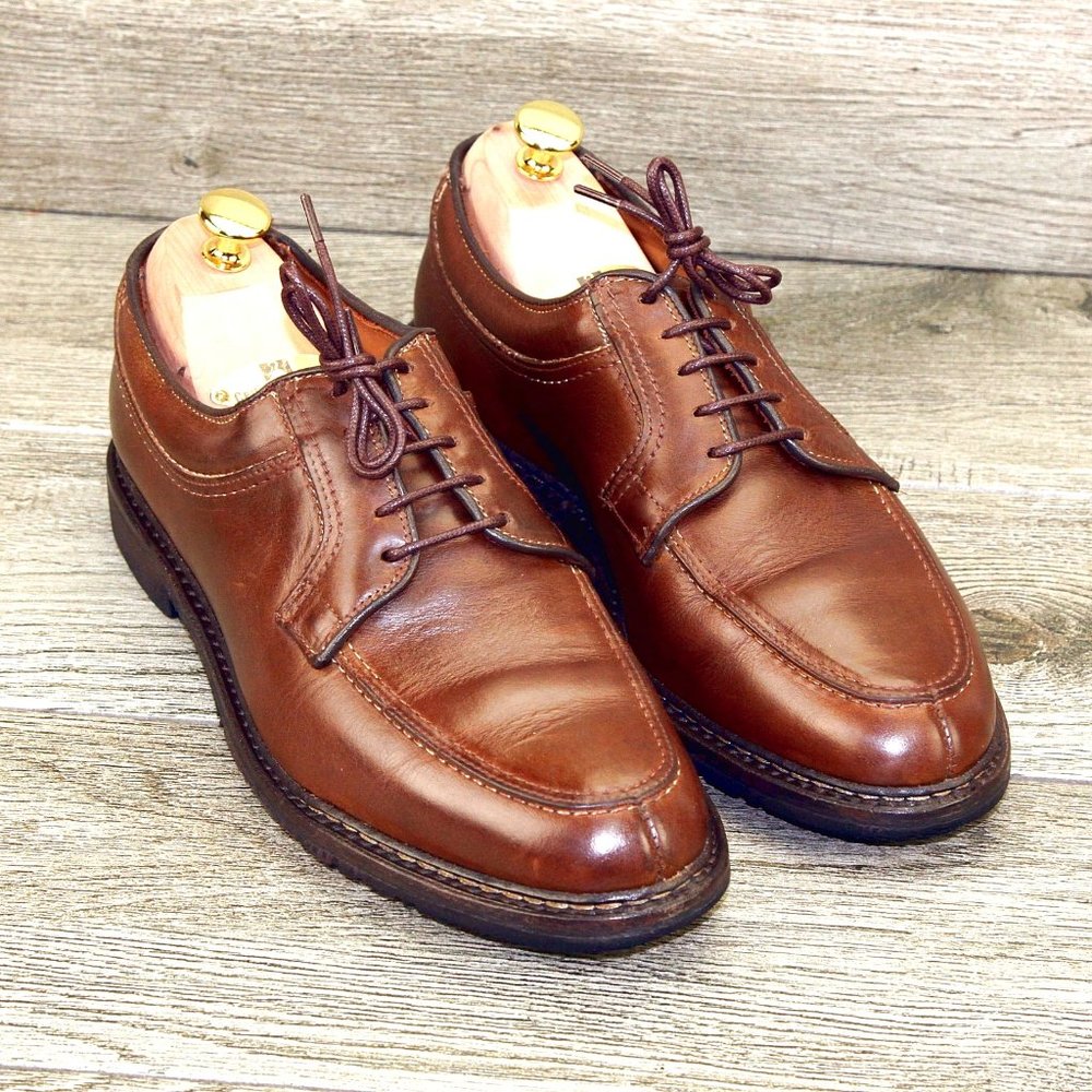 Allen Edmonds WILBERT 8 E  Wide Brown * new Bags (add $15 new Shoe Trees)